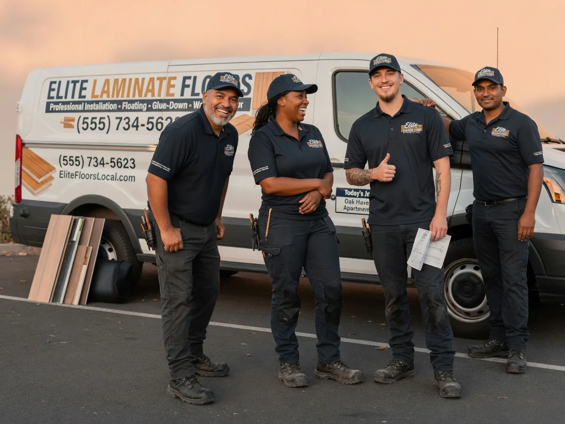 Laminate flooring installation company in Conesville, IA